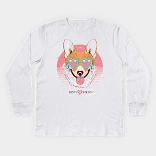 Dog Person Kids Long Sleeve T-Shirt